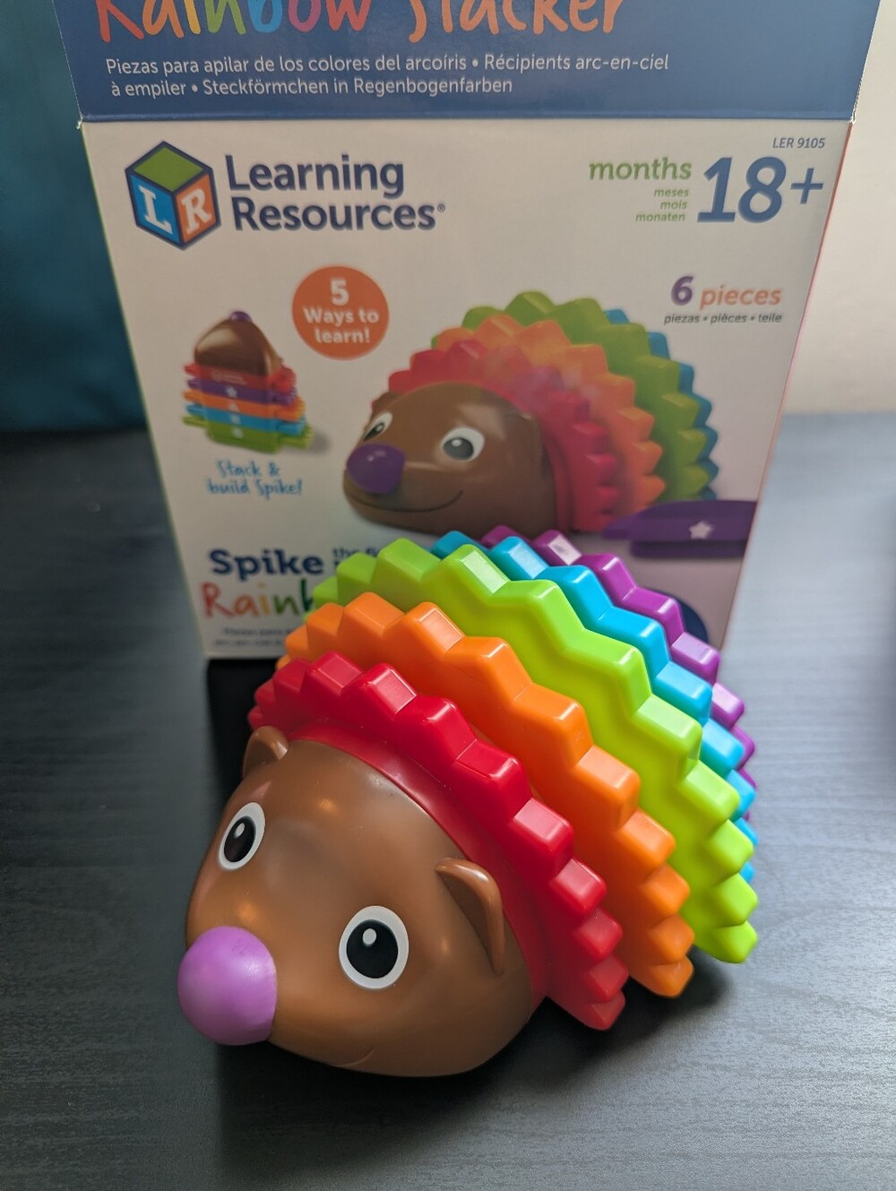 4 for 25🔥 EUC Learning Resources Hedgehog Stacker